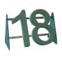 N18 ze stopką / Numbers on the wooden stand / Zahren mit Holzständer / Цифры с подставкоб