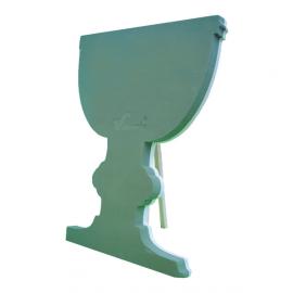 Chalice on the wooden stand